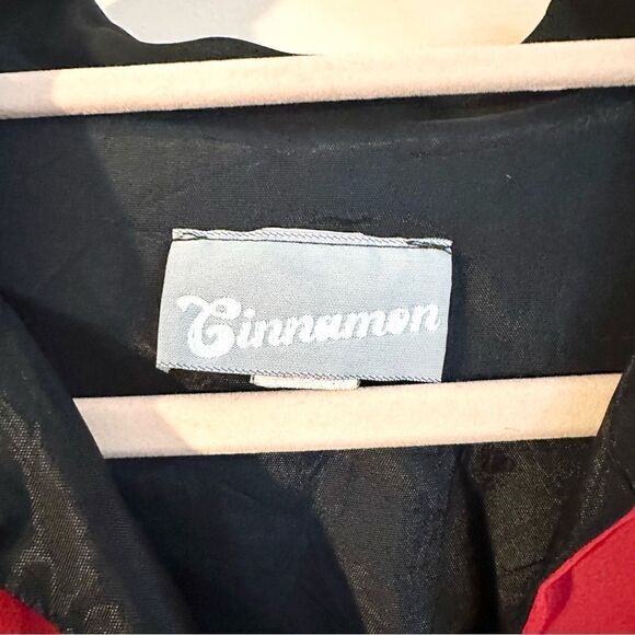 Vintage red and black cinnamon dress - Picture 4 of 4